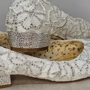 Bespoke - Crystal Embellished Wedding Shoes - Own Product