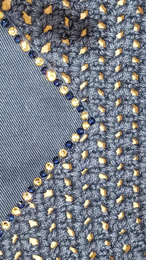 Fly Veil with Crystal Embellished Design - Various Colours - Image 21