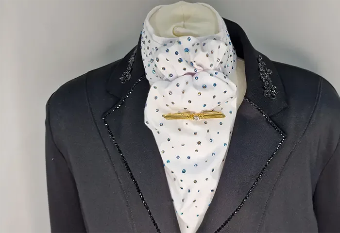 Cavallo Show Jacket with Lace and Crystals - Image 9