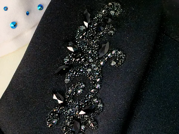 Cavallo Show Jacket with Lace and Crystals - Image 2