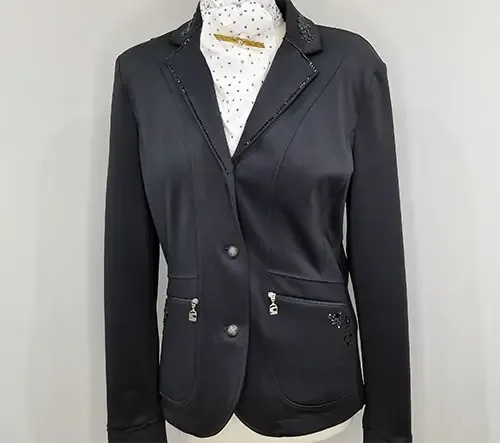 Cavallo Show Jacket with Lace and Crystals - Image 3