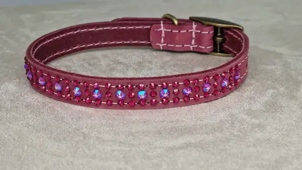 Bespoke - Dog Collar with Crystal Embellishment - Own Product