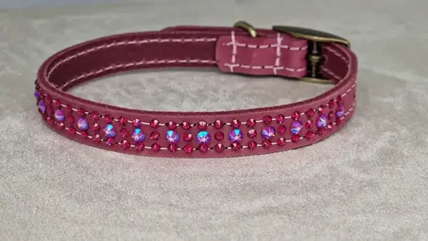 Bespoke - Dog Collar with Crystal Embellishment - Own Product - Image 5