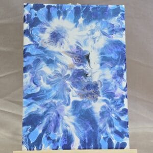 Blue Maze - Cotton Canvas