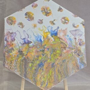 Colour me with Kisses Canvas