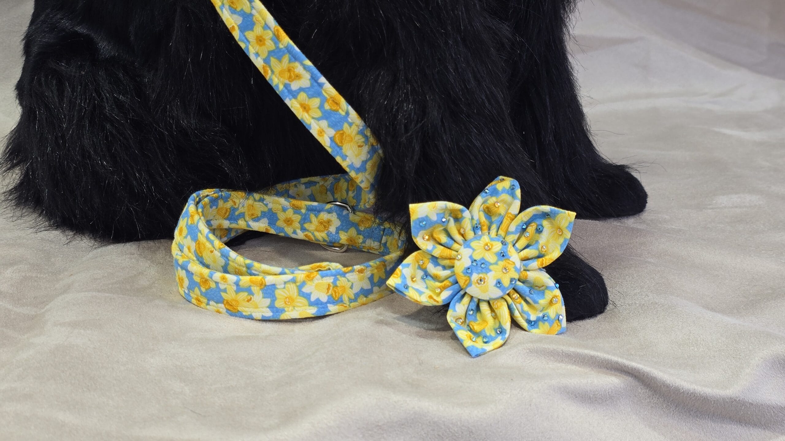 Spring Daffodil Yellow Dog lead
