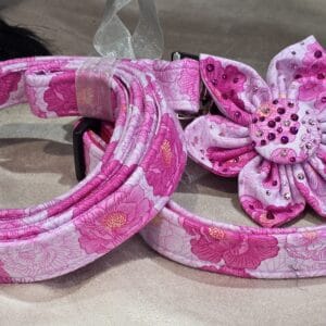 Blossom Pink Accessories with Crystals